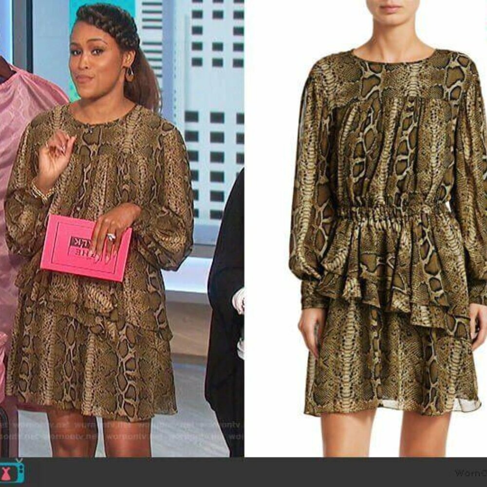 Isabel Marant Etoile Java Python Print Mini Dress… - image 3